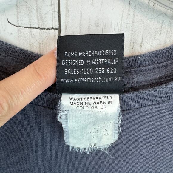 Harley Davidson Grey Graphic Richardson's Tasmania Australia Tee Size Medium - Picture 7 of 12